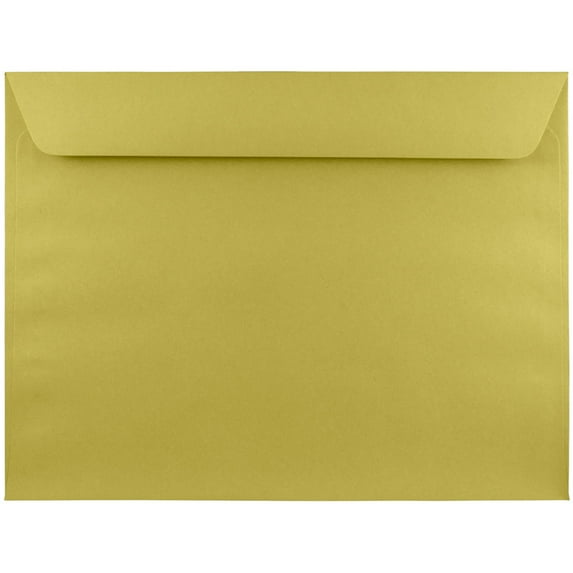 JAM Paper & Envelope 9 x 12 Booklet Envelopes, Chartreuse Green, 1000/Carton