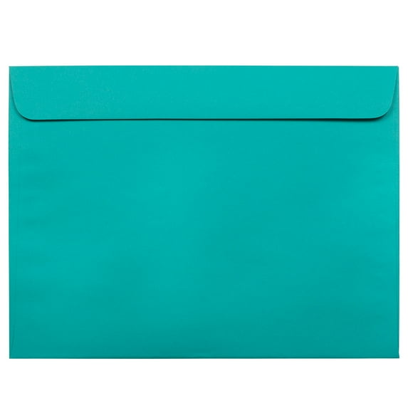JAM Paper 9 x 12 Booklet Envelopes, Sea Blue, 1000/Carton