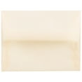 thumbnail image 1 of JAM Paper & Envelope A2 Translucent Envelopes, 4 3/8 x 5 3/4, Spring Ochre Ivory, 25/Pack, 1 of 4