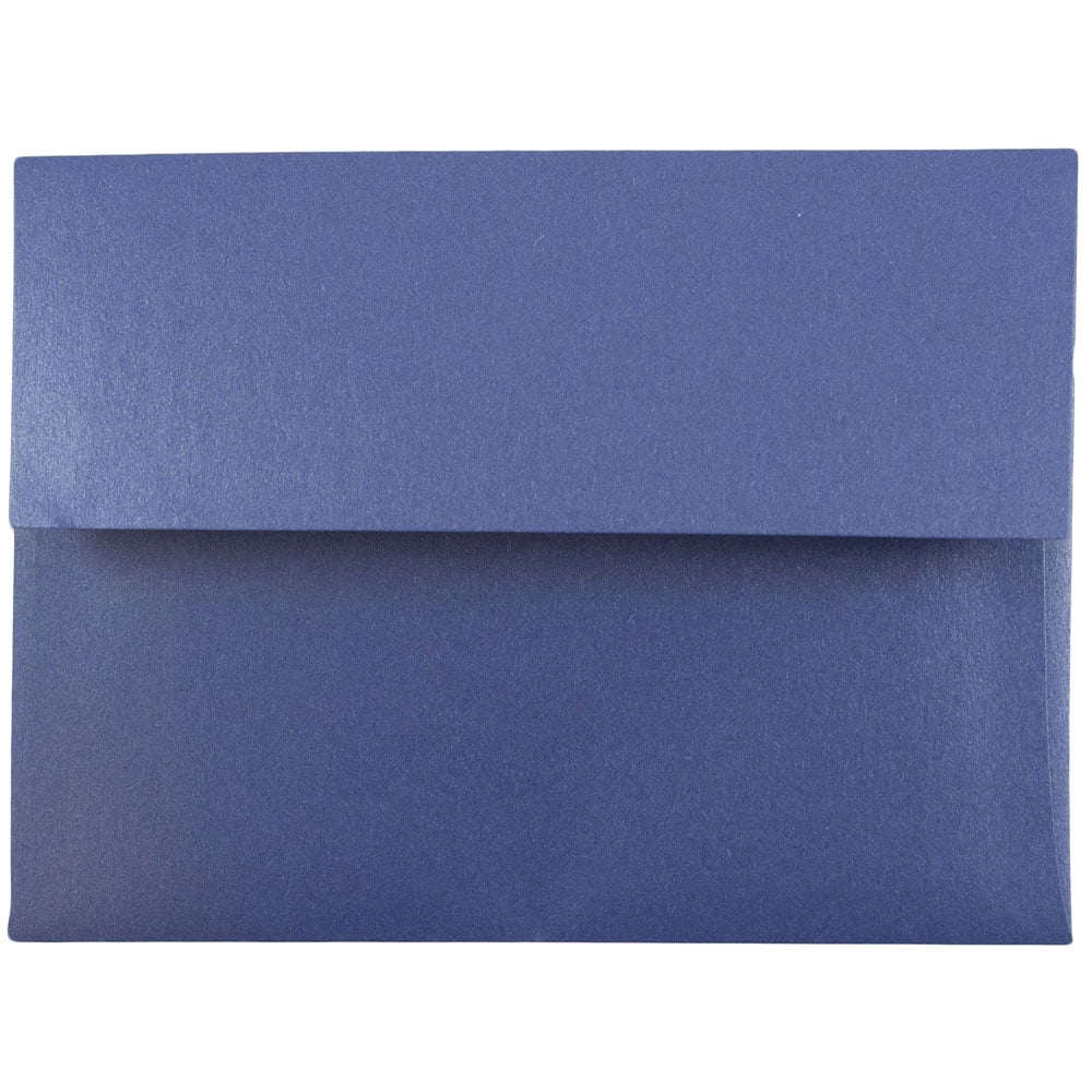 JAM Paper Envelope A6 Envelopes 4 3 4 X 6 1 2 Blue Metallic 250 jam-paper-envelope-a6-envelopes-4-3-4-x-6-1-2-blue-metallic-250