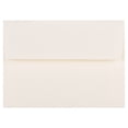 thumbnail image 1 of JAM Paper & Envelope A6 Strathmore Invitation Envelopes, 4 3/4 x 6 1/2, Natural White Laid, 50/Pack, 1 of 2