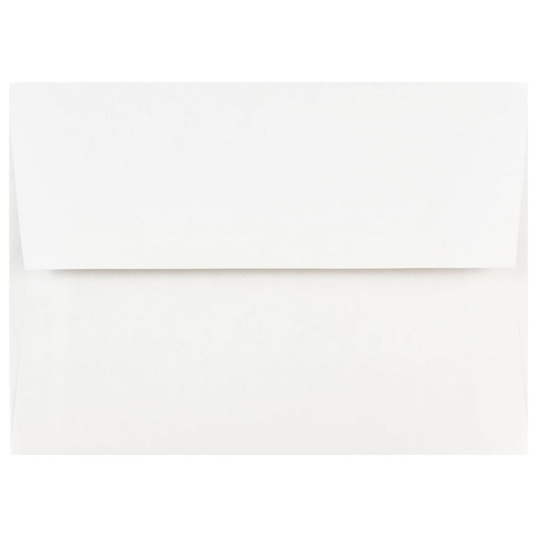 A7 Envelopes - White - 5 1/4 x 7 1/4 (For 5 x 7 Cards) - Pack of 250  Envelopes 