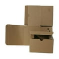 thumbnail image 1 of JAM Paper & Envelope Brown Cardstock Gift Boxes, 5" x 5", 1 of 1
