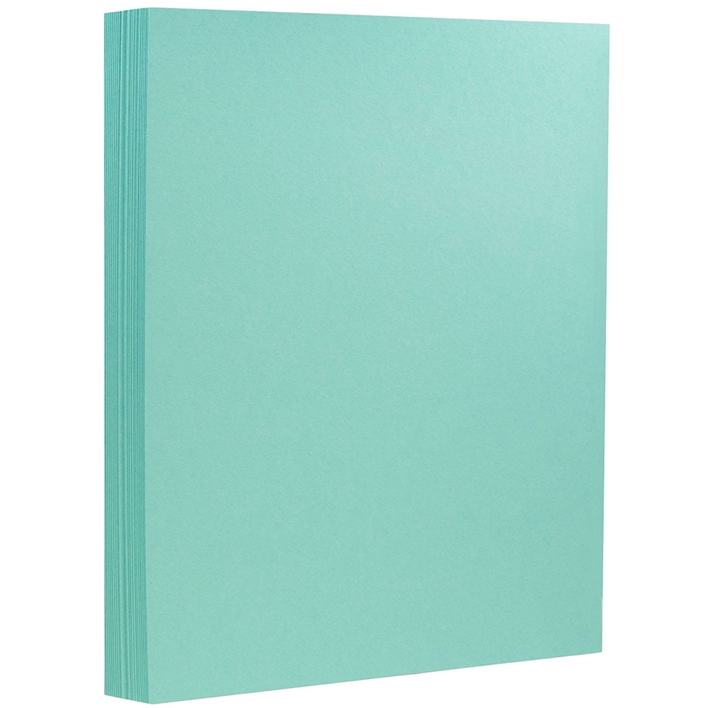 Jam Paper Basis 80lb Cardstock 8.5 X 11 50pk - Aqua Blue : Target