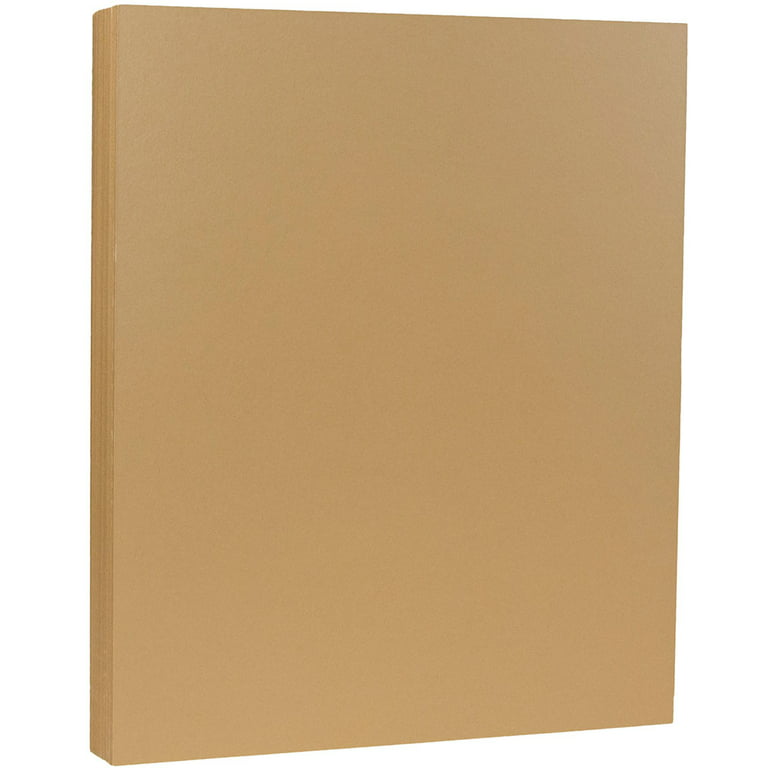 Tan 80lb 8.5 x 11 Cardstock - 50 Pack - by Jam Paper