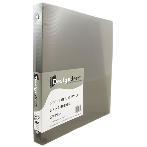 JAM Paper Crocodile Texture Heavy Design 1 in Binders, 3 Metal Rings, Black, 48/Pack