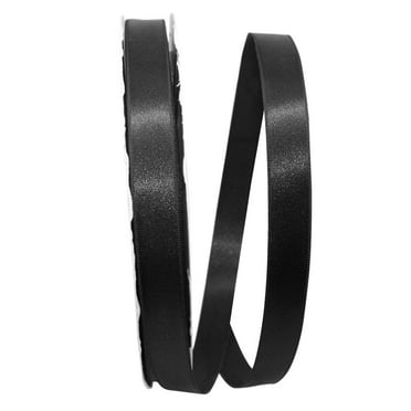 Navy Blue Single Face Satin Ribbon, 7/8" x 100 Yards by Gwen Studios ...
