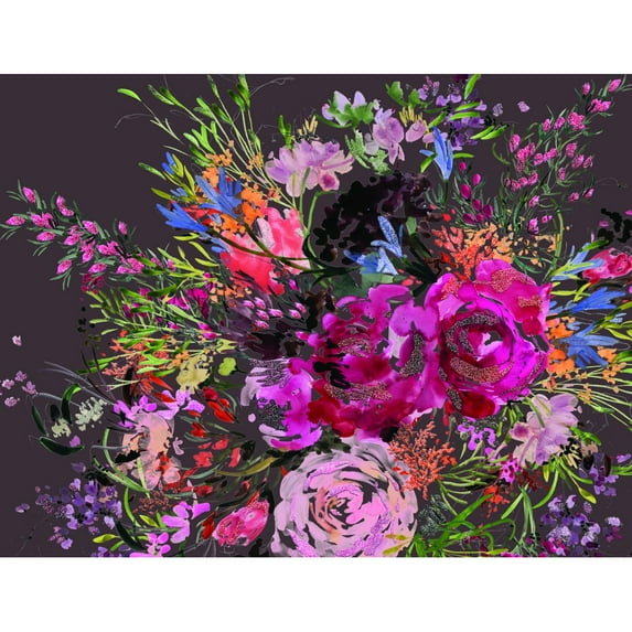 JAM Paper & Envelope Everyday Wild Bouquet Blank Note Card Set, 3 7/8 x 5, 20/Pack