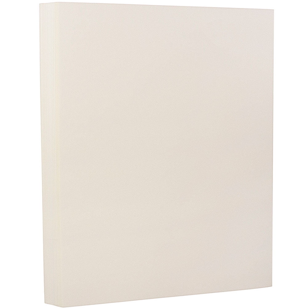 JAM Paper Extra Heavyweight 130 lb. Cardstock Paper 8.5 x 11 Dark Gray 25  Sheets/Pack (296631631)