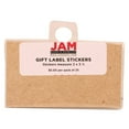 thumbnail image 1 of JAM Paper & Envelope Gift Label Stickers, 2 in x 3 1/2 in, Kraft, 25 per Pack, 1 of 2