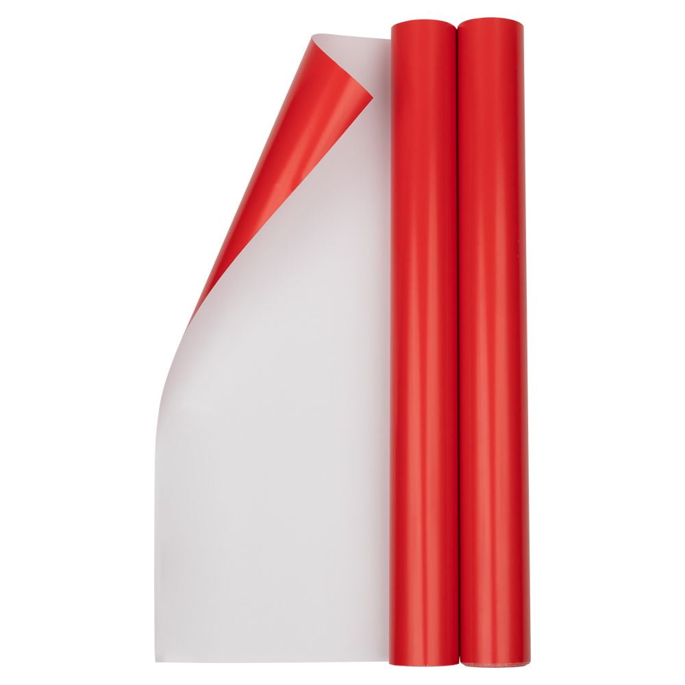 JAM Paper & Envelope Glossy Wrapping Paper, 52.6 sq ft Total (17 in x