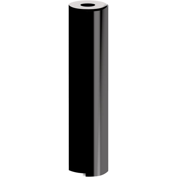 JAM Paper & Envelope Industrial Bulk Gift Wrap, 1/Pack, Matte Black, 834 Sq ft (1/2 Ream)