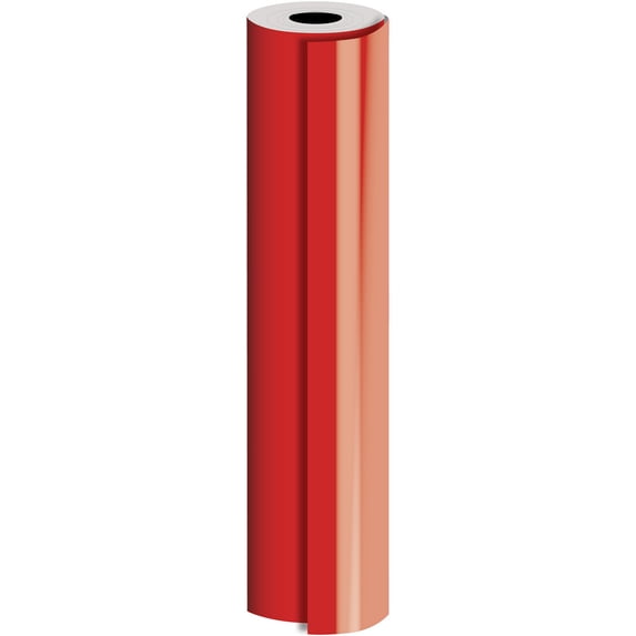 JAM Paper & Envelope Industrial Bulk Gift Wrap, 1/Pack, Matte Red, 1666 Sq ft (Full Ream)