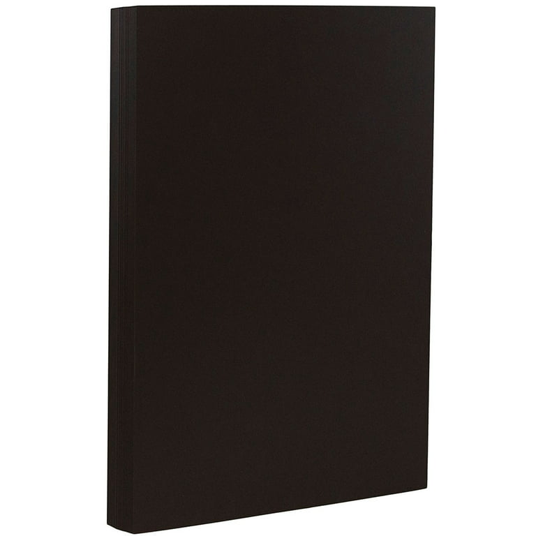 Archival Methods 50-Pack of 8.5 x 14 Acid-Free Card Stock Inserts (Black)