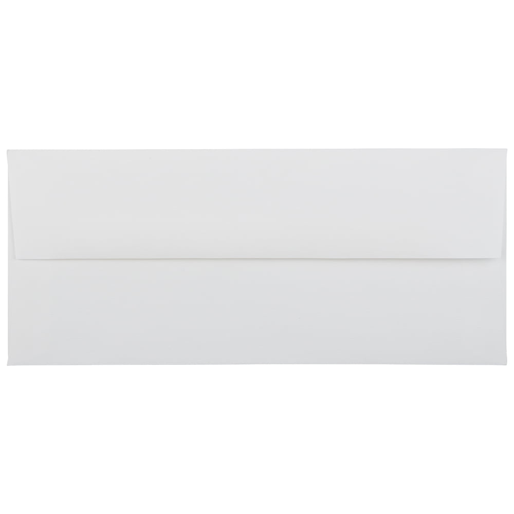 JAM Paper & Envelope No. 10 Strathmore Envelopes, 4 1/8 x 9 1/2, Bright