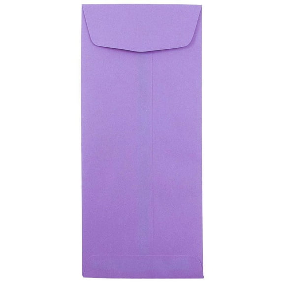 JAM Paper & Envelope No. 11 Policy Envelopes, 4 1/2 x 10 3/8, Violet Purple, 500/Box