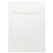 JAM Paper & Envelope Open End Catalog Commercial Envelopes, 5 1/2 x 7 1/2, White, 25 per Pack