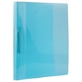 thumbnail image 1 of JAM Paper Plastic 3/4 in Binders, 3 Metal Rings, Blue Clamp, 1/Pack, 1 of 3