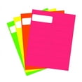thumbnail image 1 of JAM Paper & Envelope Shipping Address Labels, Rectangular, 1 1/3 x 4, Neon Multicolor, 4 Packs of 126, 1 of 4