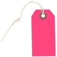 thumbnail image 1 of JAM Paper Small Neon Pink Paper Gift Tags, with String 3 1/4 x 1 5/8 x 2 (10 Count), 1 of 4