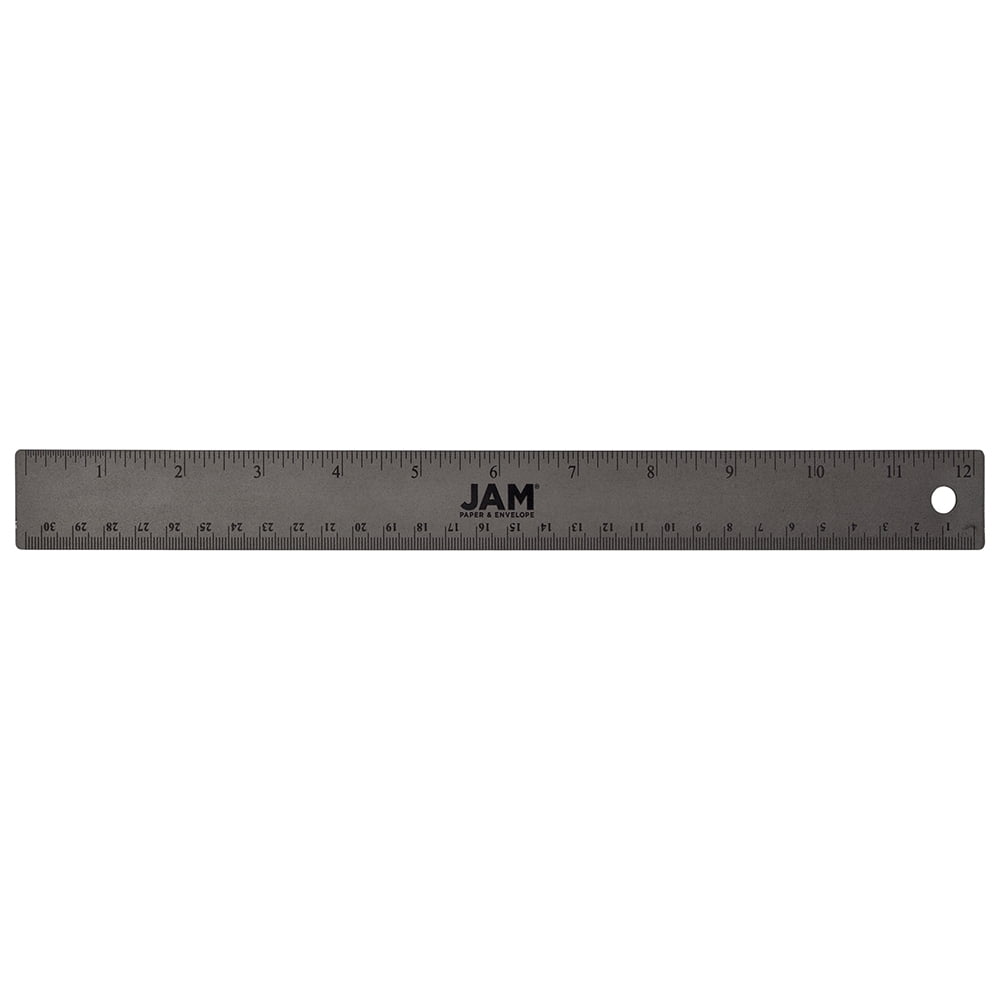 Metal Ruler:[6+12+18 Inch] Stainless Steel Metal Ruler With Cork Backing  Non-slip Rulers With Inch And Centimeters Metal Ruler 6 Inch 12 Inch 18inch  D