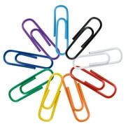 JAM Paper & Envelope Standard Paper Clips, Assorted Colors, Small 1 inch, 25/Pack