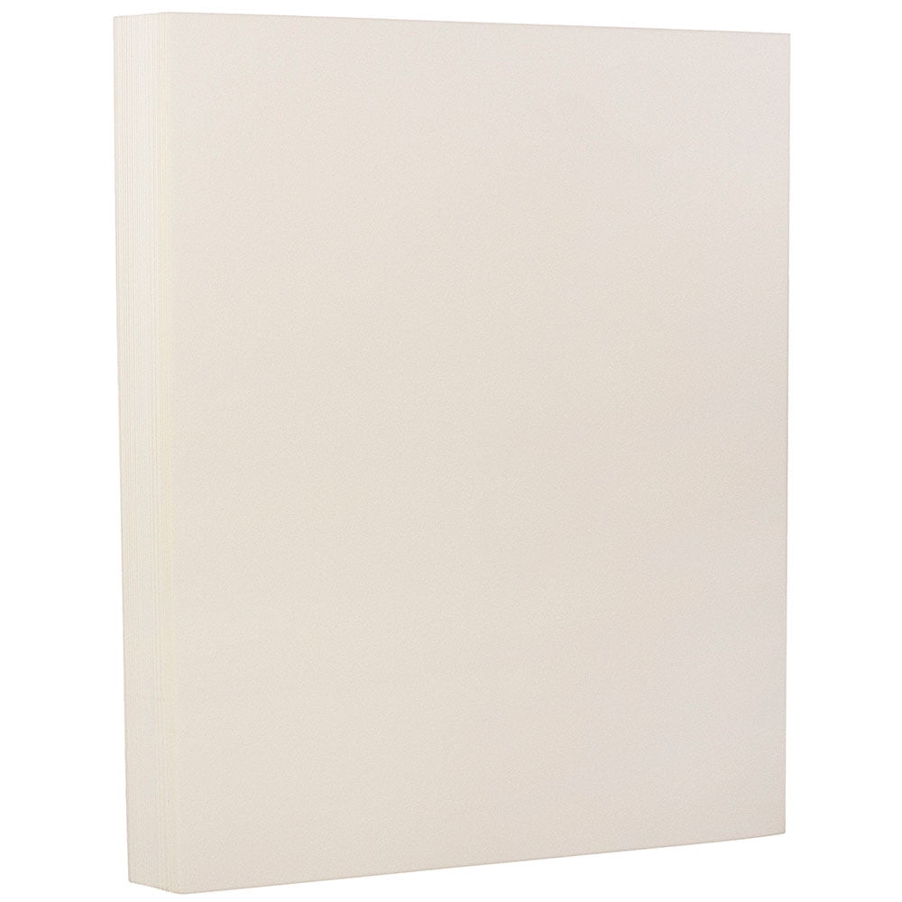 JAM Paper & Envelope Matte 80lb Cardstock, 8.5 x 11, , Black Linen, 250  /Ream 