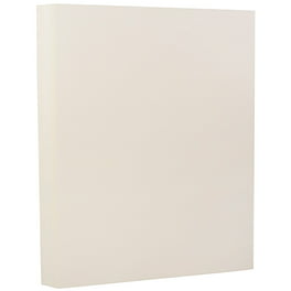 Hamilco White Glossy Cardstock Paper - 8 1/2 x 11 80 lb Cover Card Stock -  50 Pack