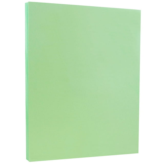 JAM Paper & Envelope Vellum Bristol Cardstock, 8.5 x 11, 50 per Pack
