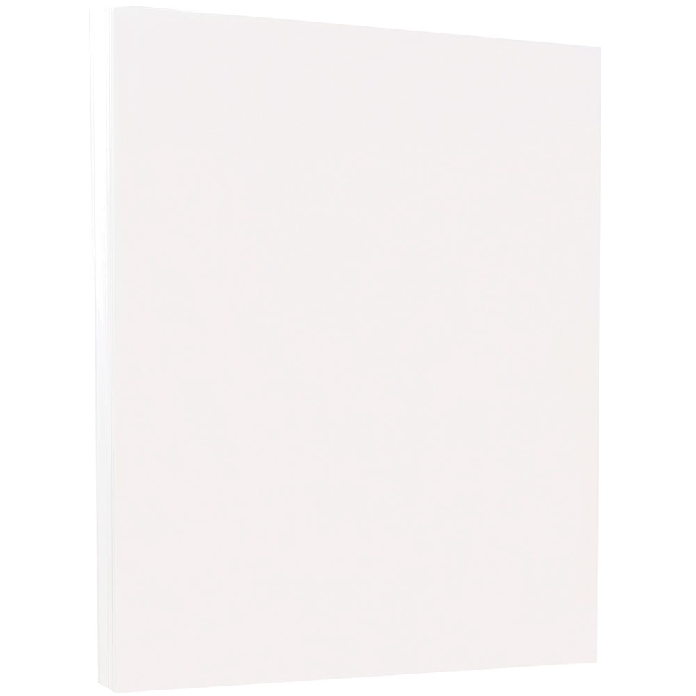JAM Paper & Envelope Vellum Bristol Cardstock, 8.5 x 11, 50 per