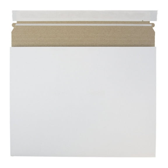 JAM Paper Expandable Photo Mailer Envelopes with Peel & Seal Closure, 12 1/2 x 9 1/2 x 1, White, Sold Individually