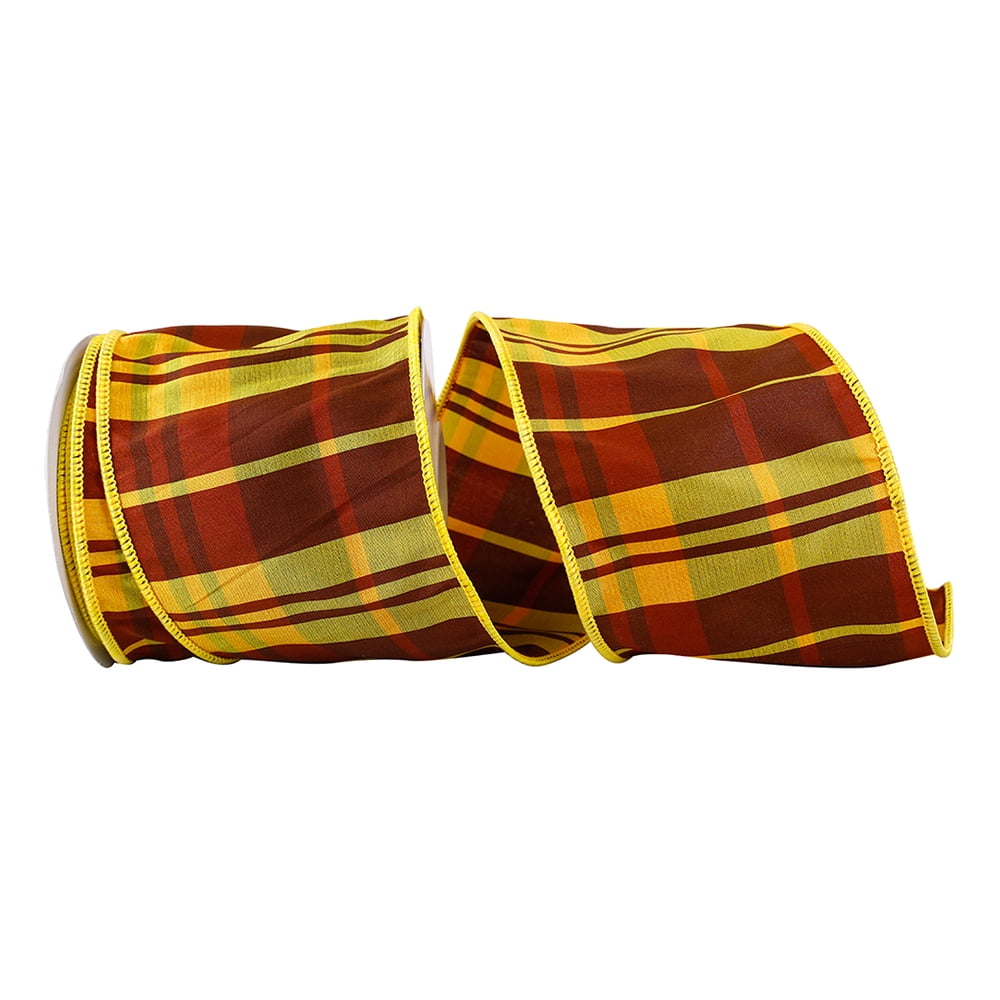 JAM Paper Fall Multi-color Polyester Ribbon, 360" x 4"