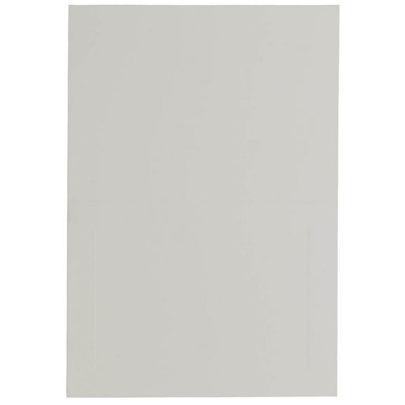 JAM Paper Foldover Cards, 3 1/2 x 4 7/8, 100/Pack, White Panel