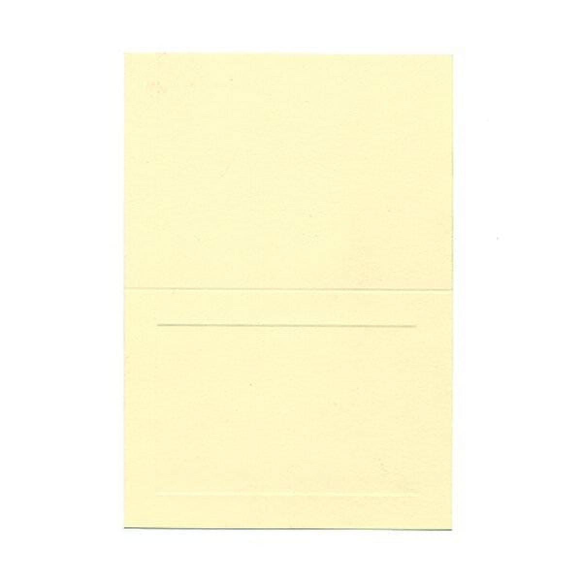 JAM Paper Foldover Cards, 3 1/2 x 4 7/8, 500/Box, Ivory Panel