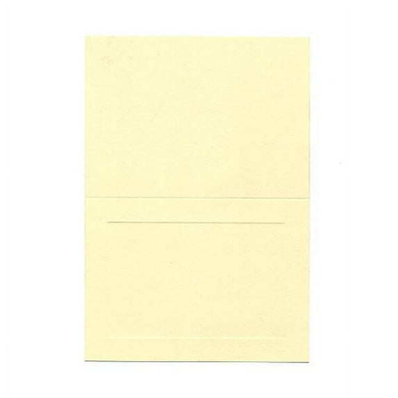 JAM Paper Foldover Cards, 3 1/2 x 4 7/8, 500/Box, Ivory Panel