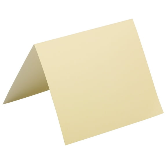 JAM Paper Foldover Cards, 4 3/8 x 5 7/16, Ivory, 500/Box