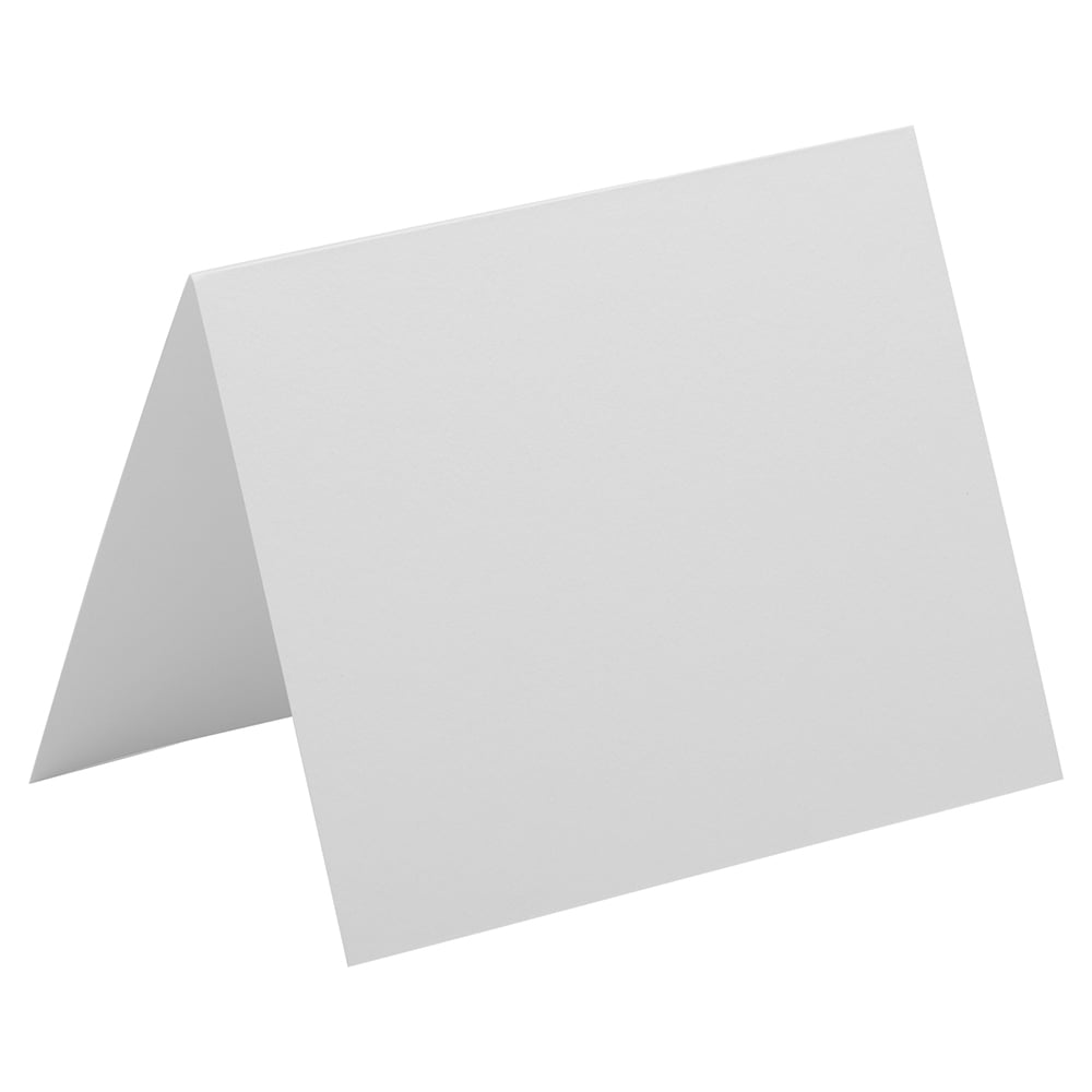 JAM Paper Foldover Cards, 4 3/8 x 5 7/16, White, 100/Pack