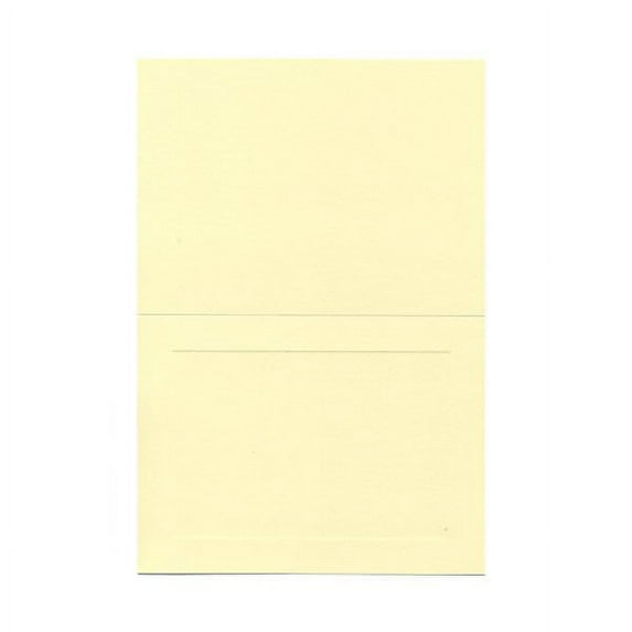 JAM Paper Foldover Cards, 4 5/8 x 6 1/4, 25/Pack, Ivory Panel