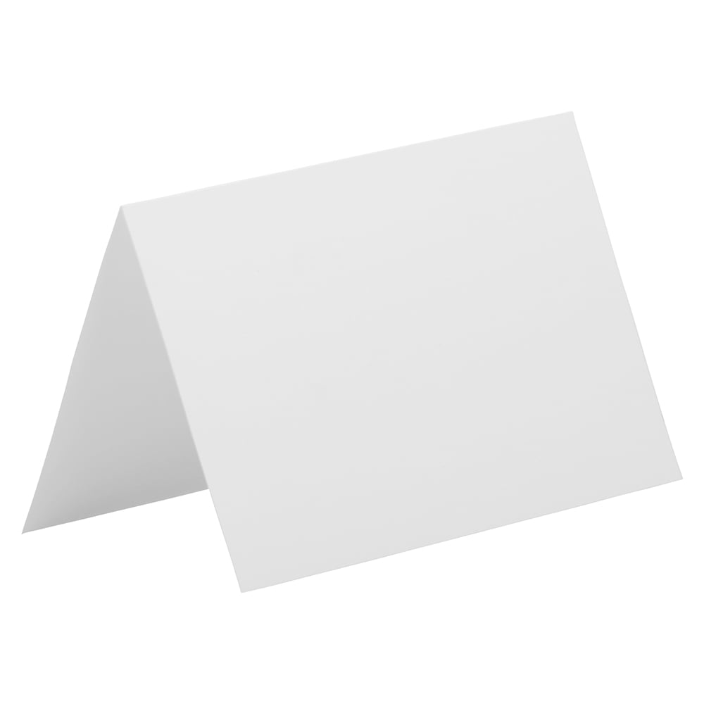 JAM Paper Foldover Cards, 5 1/4 x 7 1/4, 25/Pack, Bright White Wove