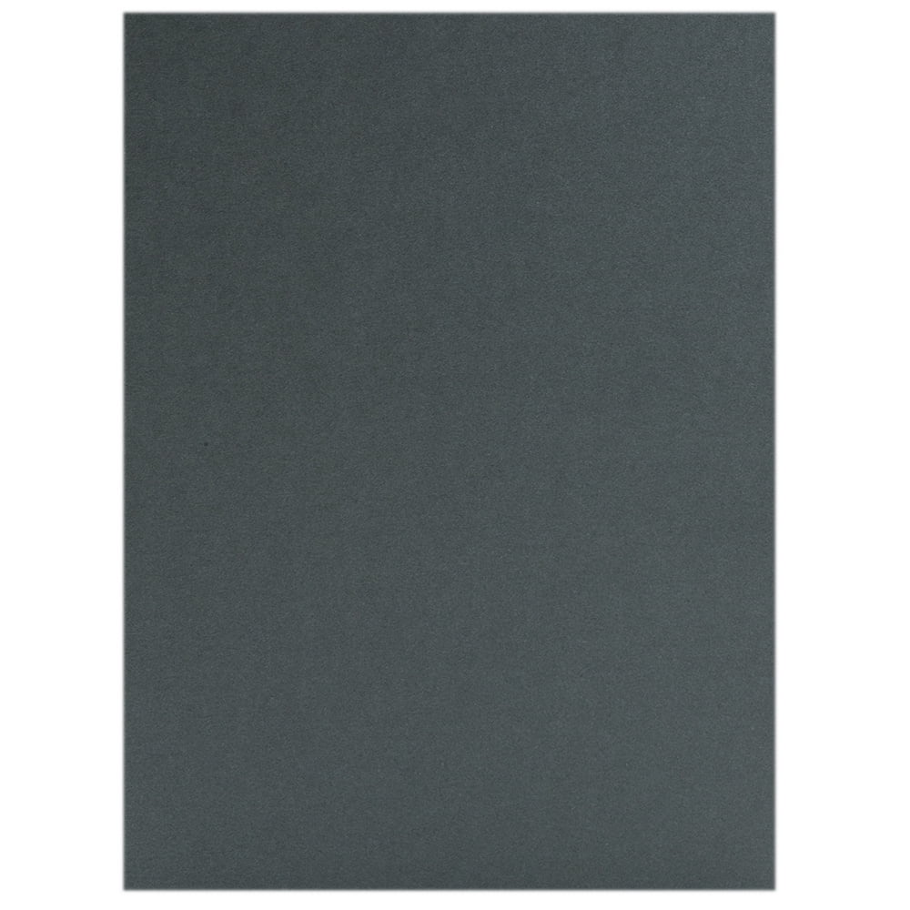 JAM Paper Foldover Cards, 5 x 7, 50/Pack, Metallic Malachite Dark Blue