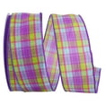thumbnail image 1 of JAM Paper Geometrics Checks Plaid, Purple, 2.5in x 10yd, 1/Pack, 1 of 5