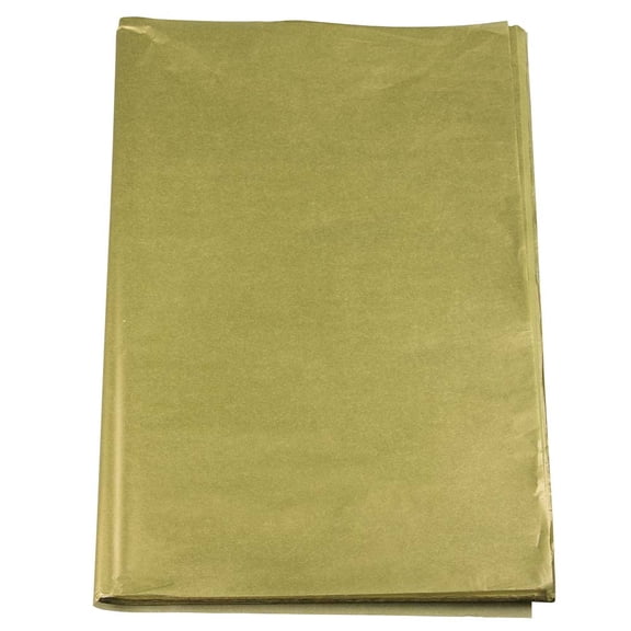JAM Paper Gift Tissue Paper, Gold, 100 Sheets/Ream