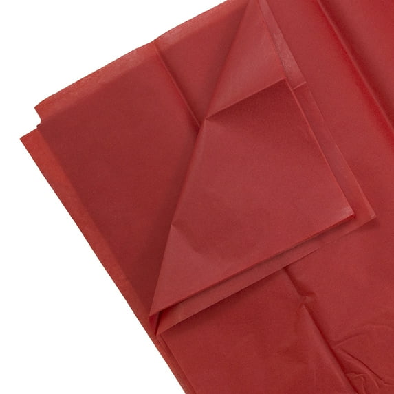 JAM Paper Gift Tissue Paper, Red, 10 Sheets/Pack