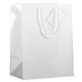 thumbnail image 1 of JAM Paper Glossy Gift Bag, 10 x 13 x 5, White, 1/Pack, Large, 1 of 4