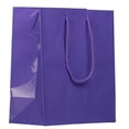 thumbnail image 1 of JAM Paper Glossy Gift Bag, 8 x 10 x 4, Purple, 1/Pack, Medium, 1 of 4