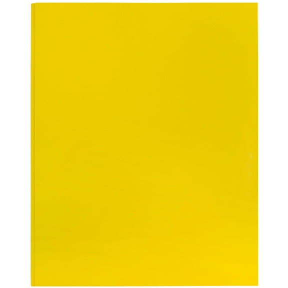 JAM Paper Glossy Two Pocket Folders, Clips, 9.25 x 11.5, Assorted, 12/Pack