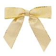 thumbnail image 1 of JAM Paper Gold Nylon Twist Tie Bows, (100/Pack) 3'' x 0.62", 1 of 5