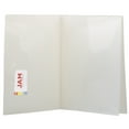 JAM Paper Heavy Duty Plastic Multi High Pocket Folders, 6 Pocket