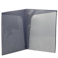 thumbnail image 1 of JAM Paper Heavy Duty Plastic Multi High Pocket Folders, 6 Pocket Organizer, Navy, 2/Pack, 1 of 4