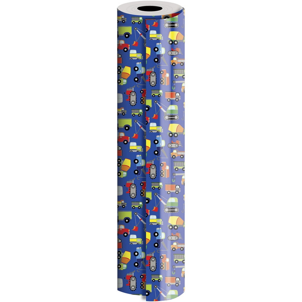 Jam Paper Industrial Size Bulk Wrapping Paper Rolls, Watercolor, 1/4 Ream, 520 Sq. ft (165J10130208)